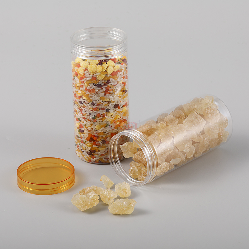 We offer a PET food jar that is a reliable plastic clear jar for jelly bean packing and all your Containers for dry food needs.